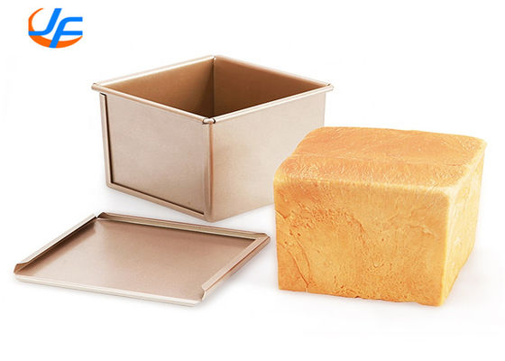 RK Bakeware China Foodservice NSF Nonstick Mini Pullman Loaf Pan Square Totast Bread Pa