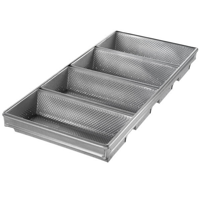 Rk Bakeware China-Foodservice 41145 ガラス張り 4 ストラップ アルミメッキ スチール ハース パンパン