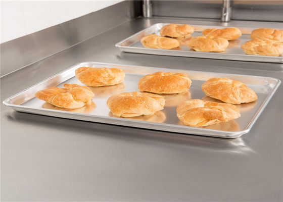 RK Bakeware China Foodservice NSF 1/2サイズ アルミニウム パン ベーキング トレイ バン/アルミニウム シート パン ワイヤー リム 18インチ X 13インチ