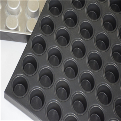 RK Bakeware China Foodservice 2.5 インチ テフロン加工のミニ ハンバーガー バン トレイ