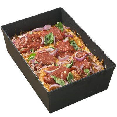 RK Bakeware China Foodservice ハードコート アルミニウム デトロイト ピザパン