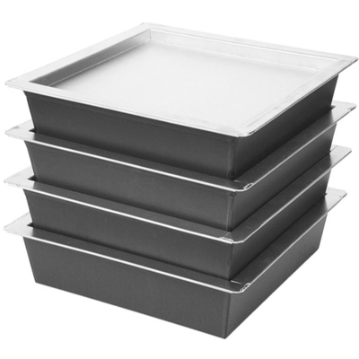Rk Bakeware China-Hard Coat Anodize Rectangle アルミニウム デトロイト ピザパンとケーキパン