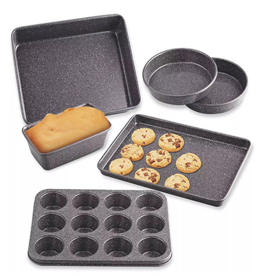RK Bakeware China Foodservice NSF 6ピース ノンスティック耐熱皿セット ケーキ/クッキー/マフィン/ローフパン