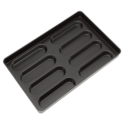 RK Bakeware China Foodservice NSF 4.5インチ 5インチ ノンスティック バーガーバンとホットドッグバン パントレイ