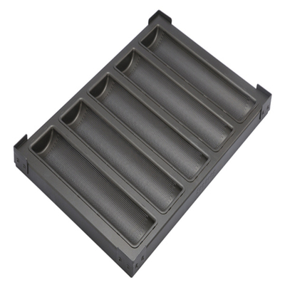 RK Bakeware China Foodservice NSF 5 Loaf Glazed Inox バゲット ベーキングトレイ フランスパンパン