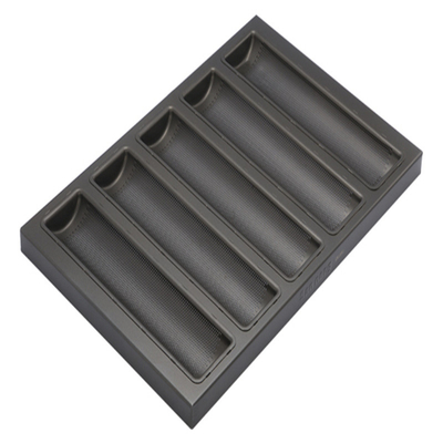 RK Bakeware China Foodservice NSF 5 Loaf Glazed Inox バゲット ベーキングトレイ フランスパンパン