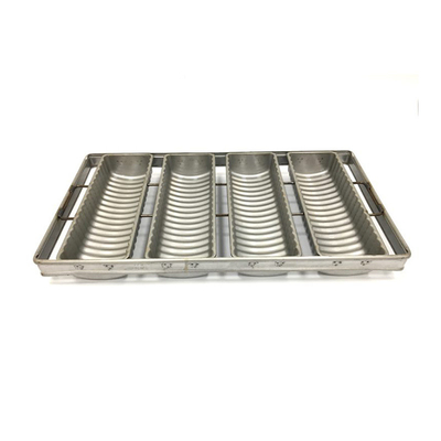 Rk Bakeware China-Crimped Round Bread Pan for Wholesale Bakeries ローフパン