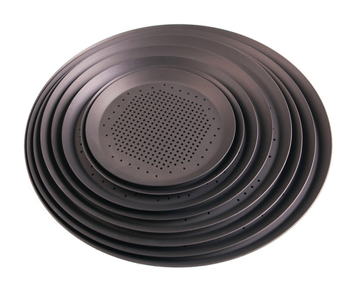 RK Bakeware China Foodservice NSF 10インチ X8インチ ハードアルマイト アルミニウム デトロイト ピザパン 長方形ピザパン