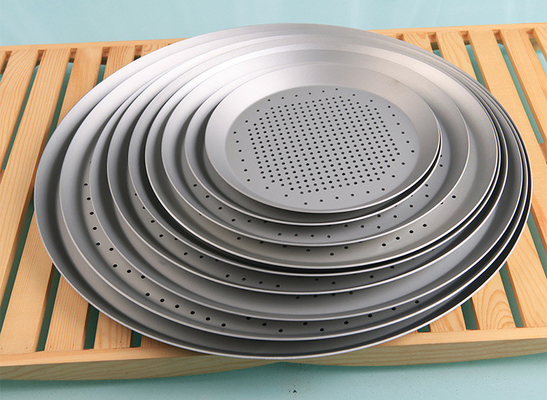 RK Bakeware China Foodservice NSF 10インチ X8インチ ハードアルマイト アルミニウム デトロイト ピザパン 長方形ピザパン