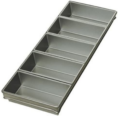 Rk Bakeware China-Foodservice 41145 ガラス張り 4 ストラップ アルミメッキ スチール ハース パンパン