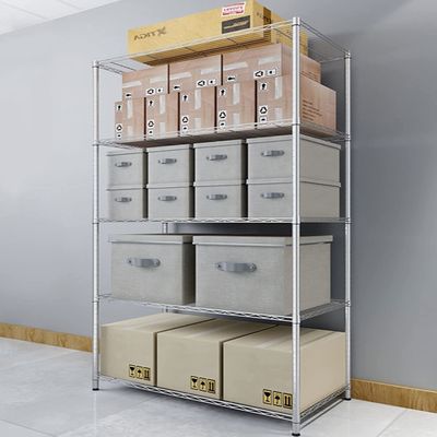 Rk Bakeware China Foodservice Commercial Green Epoxy Coated Wire Shelving 18 X 48 (4 Shelf)