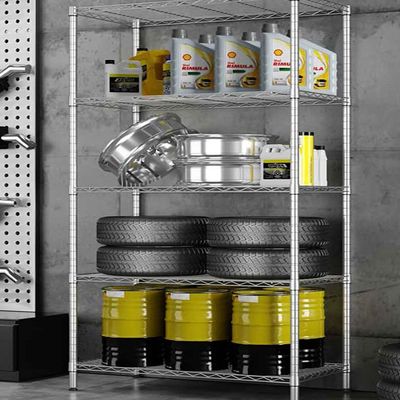 Rk Bakeware China Foodservice Commercial Green Epoxy Coated Wire Shelving 18 X 48 (4 Shelf)