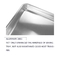 40*60 Cm ヨーロッパのベーキング トレイの長方形のアルミ製のベーキング パン鉄ワイヤー ロール リム シートパン 0.9 mm