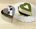 RK Bakeware China Foodservice NSF ステンレススチール ハート型 ムースリング型 ラミーチーズ ケーキ型