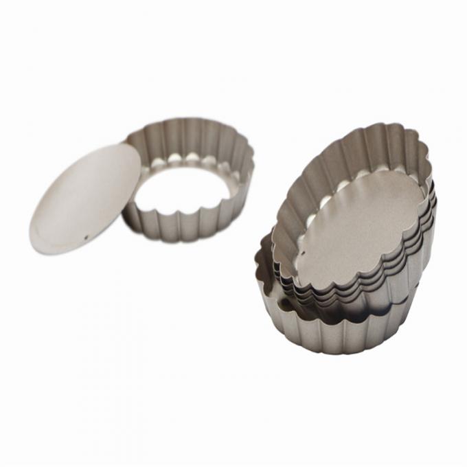 Rk Bakeware China-Hard Coat Fluted Round Aluminum Pizza Form Pan