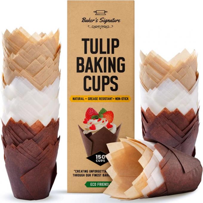 Rk Bakeware中国のチューリップの焼ける紙コップのペーパー カップケーキはさみ金及びペーパー マフィンはさみ金